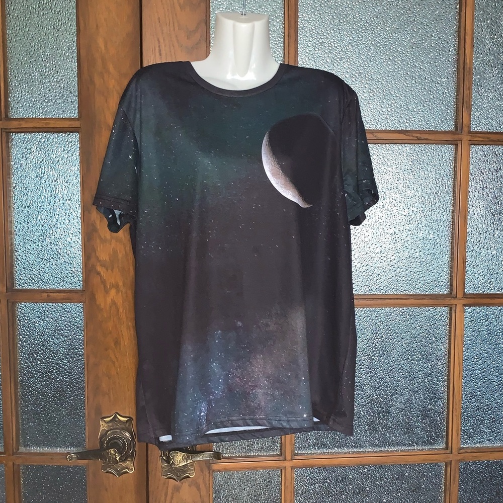 Forever 21 Galaxy Moon Tee - Sz XL